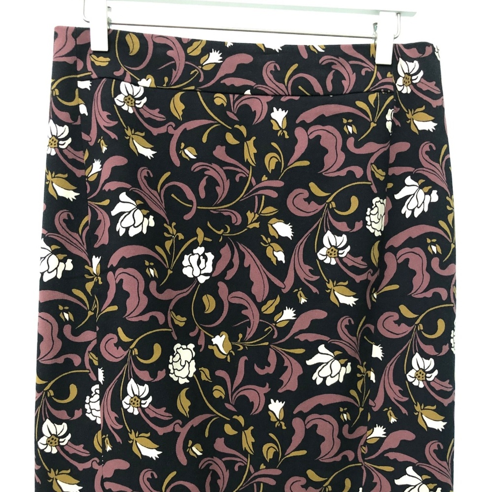 Paisley pencil skirt